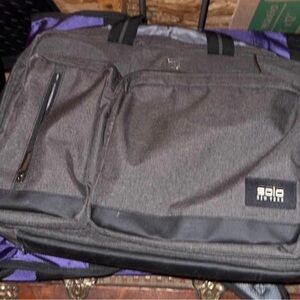Gray laptop bag
